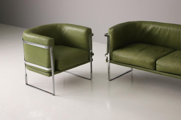 Living Room Set by Claudio Salocchi for Luigi Sormani, 1970s, Set of 3-DXL-2023198