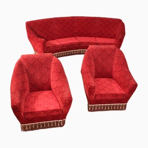 Living Room Set by Ico Parisi, 1960s, Set of 3-RP-1749474