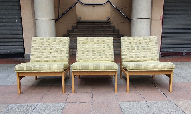 Living Room Set by Ole Gjerløv-Knudsen & Torben Lind, 1960s, Set of 3-RJQ-1015707