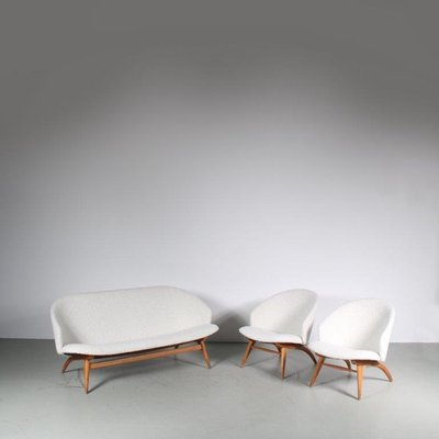 Living Room Set by Theo Ruth for Artifort, Netherlands, 1950s, Set of 3-GG-1706837