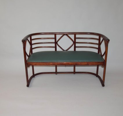 Living Room Sofa & Armchairs attributed to Josef Hoffmann, 1900s, Set of 3-TZ-1373790