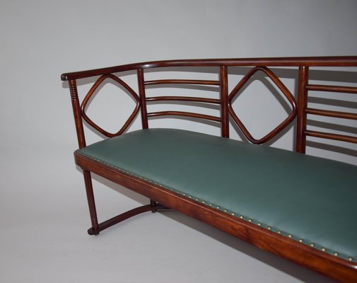 Living Room Sofa & Armchairs attributed to Josef Hoffmann, 1900s, Set of 3-TZ-1373790