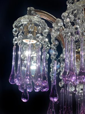 Liz Taylor's Tears Murano Chandelier, 1950s-OVO-1746730