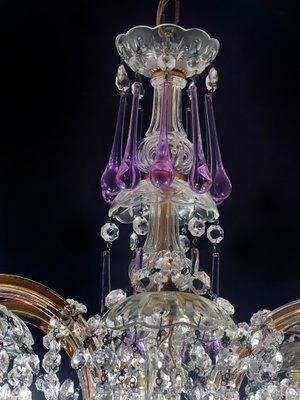 Liz Taylor's Tears Murano Chandelier, 1950s-OVO-1746730