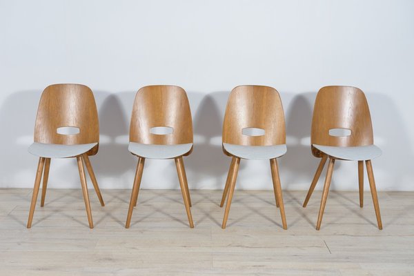 Lollipop Chairs by František Jirák for Tatra, 1960s, Set of 4-NIT-1326318