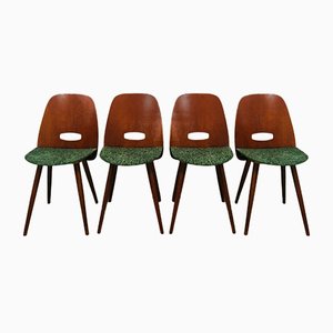 Lollipop Dining Chairs by Frantisek Jirak for Tatra, 1960s, Set of 4-YNX-980980