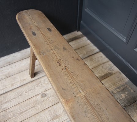 Long 19th Century Primitive Wabi Sabi Bench-TAT-1752619