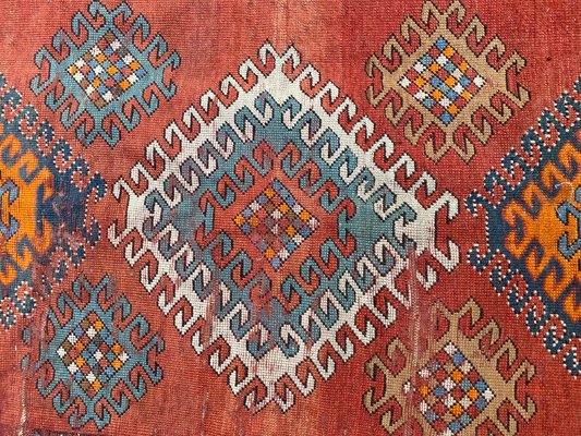 Long Antique Kazak Runner-YMM-1096517