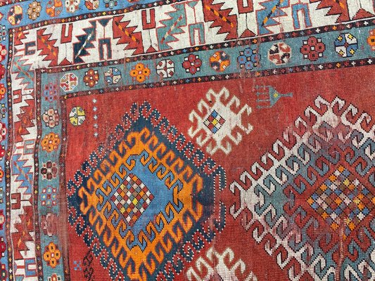 Long Antique Kazak Runner-YMM-1096517