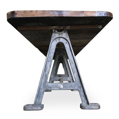 Long Industrial Dining Table-NQ-1756168