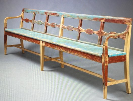 Long Nordic Bench, 1850s-VAP-1438540