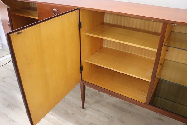 Long Sideboard in Teak Veneer, 1960s-DCO-1777085