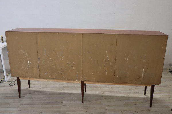 Long Sideboard in Teak Veneer, 1960s-DCO-1777085