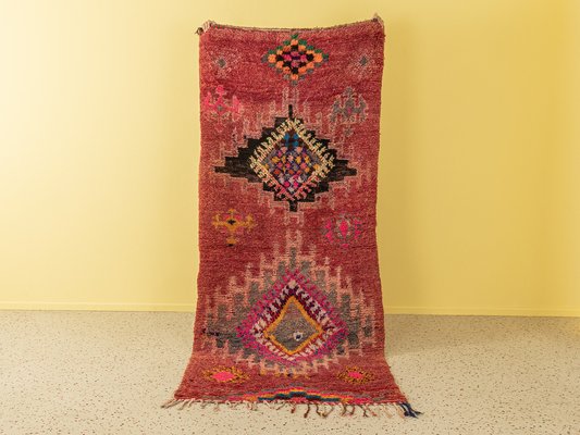 Long Vintage Berber Boujad Rug-GPP-1313825