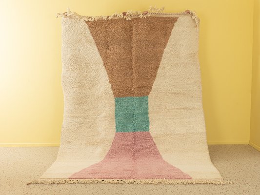 Long Vintage Pastel Berber Boujad Rug-GPP-1313871