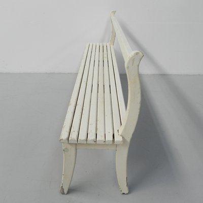 Long Wooden Cafe Bench, 1930s-TL-1407434