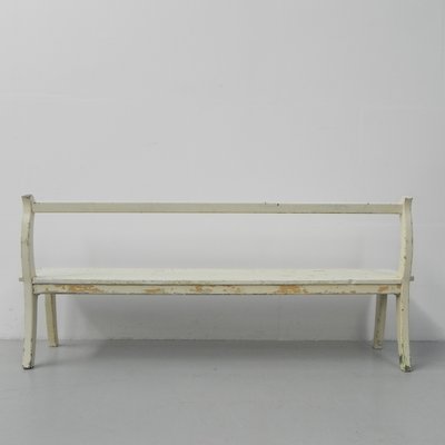 Long Wooden Cafe Bench, 1930s-TL-1407434