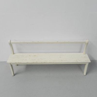 Long Wooden Cafe Bench, 1930s-TL-1407434