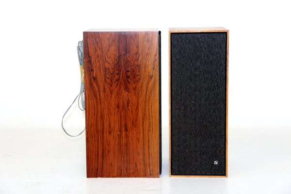 Loud Speakers in Rosewood from Bang & Olufsen, Denmark, 1960s, Set of 2-GEK-1402573