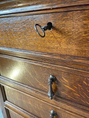 Louis-Philippe Cabinet in Oak, 1840s-UQL-1730131