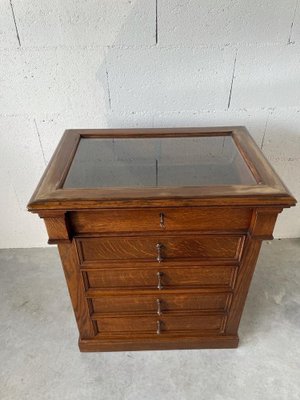 Louis-Philippe Cabinet in Oak, 1840s-UQL-1730131