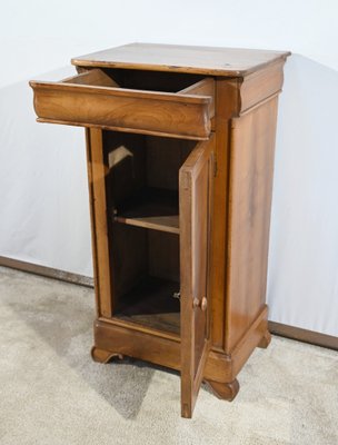 Louis Philippe Cherrywood Bedside Table, Mid-19th Century-RVK-1764565