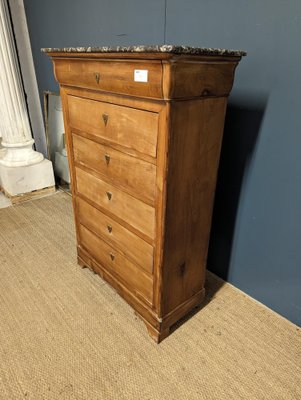 Louis Philippe Chest of Drawers in Cherry-HLV-1783936