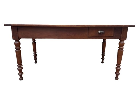 Louis Philippe Dining Table in Cherry-SDV-1335409