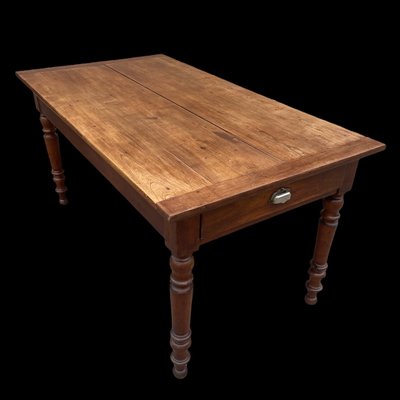 Louis Philippe Dining Table in Cherry-SDV-1335409