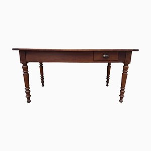 Louis Philippe Dining Table in Cherry-SDV-1335409