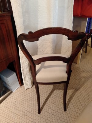 Louis Philippe Rosewood Chairs, 1800s, Set of 4-ZFY-1264054