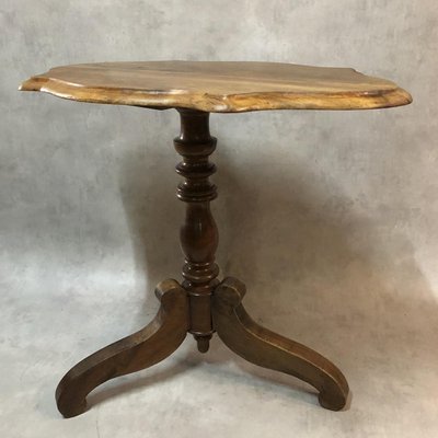 Louis Philippe Tripod Side Table-SDV-674148