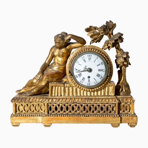 Louis Seize Mantel Clock in a Giltwood Case-VEI-1807165