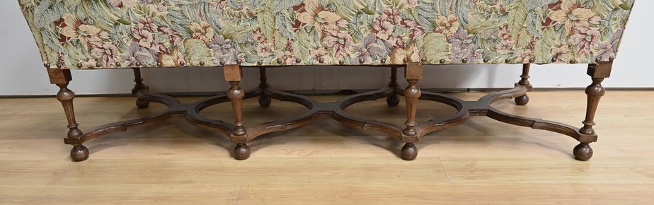 Louis XIV Bench with Highback-RVK-1805090