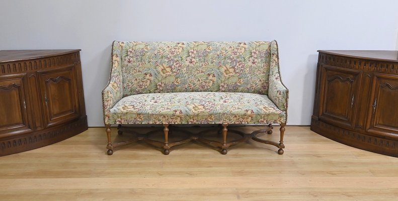 Louis XIV Bench with Highback-RVK-1805090