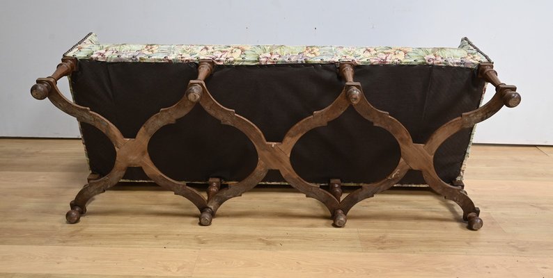 Louis XIV Bench with Highback-RVK-1805090