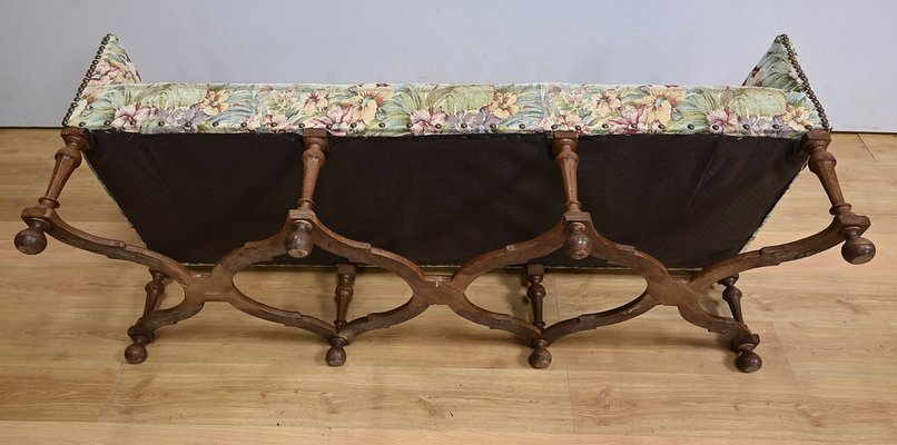 Louis XIV Bench with Highback-RVK-1805090