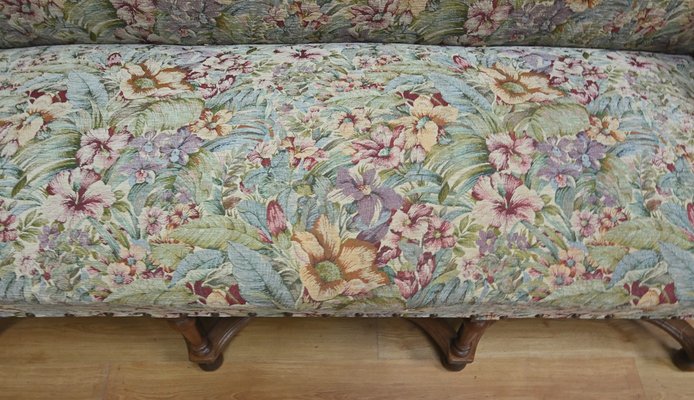 Louis XIV Bench with Highback-RVK-1805090