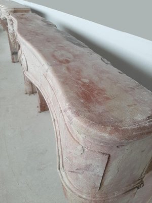 Louis XIV Pink Marble Fireplace, 1680-TDA-1376449