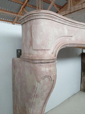 Louis XIV Pink Marble Fireplace, 1680-TDA-1376449