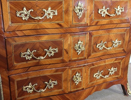 Louis XIV Tomb Chest of Drawers in Regional Wood Marquetry-RVK-1132109