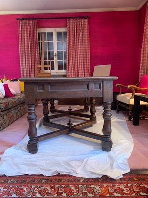 Louis XIV Veneto Table in Walnut-YNQ-1341939