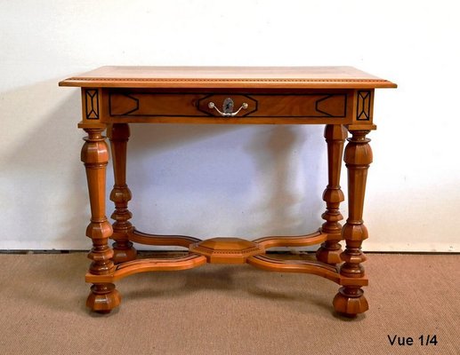 Louis XIV Walnut Table, Late 19th Century-RVK-1394683