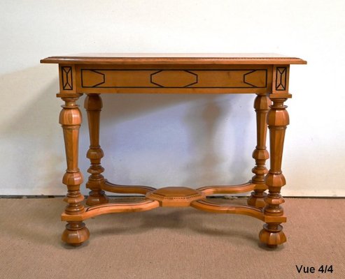 Louis XIV Walnut Table, Late 19th Century-RVK-1394683