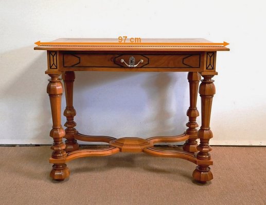 Louis XIV Walnut Table, Late 19th Century-RVK-1394683