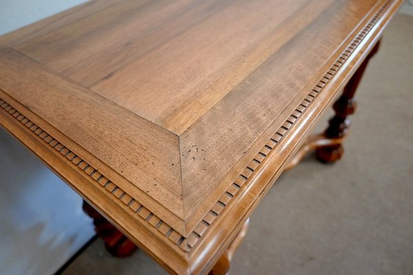 Louis XIV Walnut Table, Late 19th Century-RVK-1394683