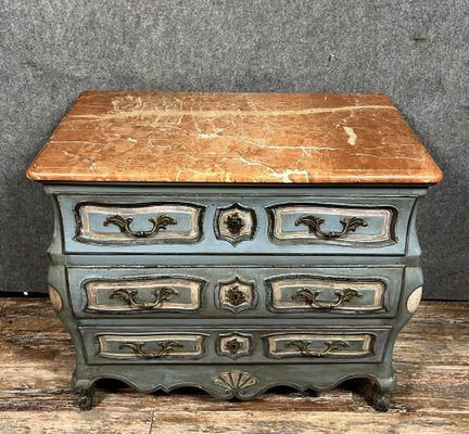 Louis XV Bordelaise Tomb Commode in Painted Wood-MWB-1763070