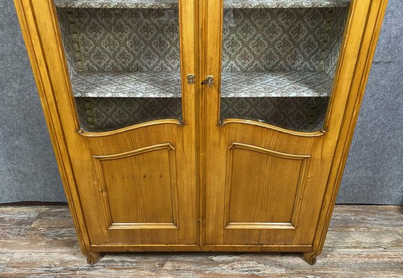 Louis XV Cabinet with Shelves in Light Wood, 1800s-MWB-1336291