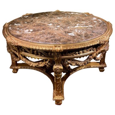 Louis XV Center Table in Beech-FLW-1402069