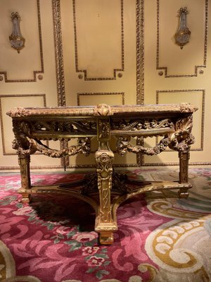 Louis XV Center Table in Beech-FLW-1402069